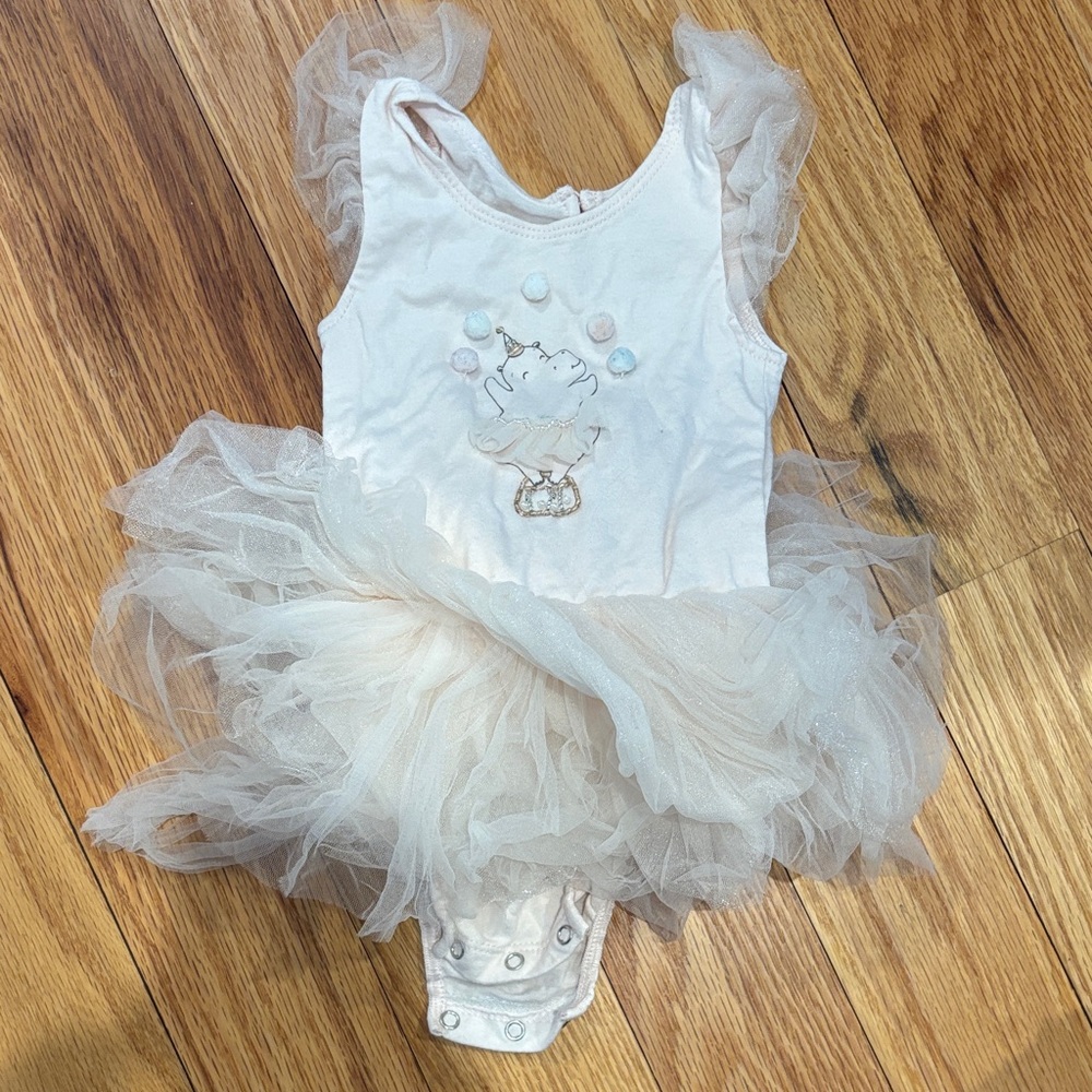 Pink tutu onesie